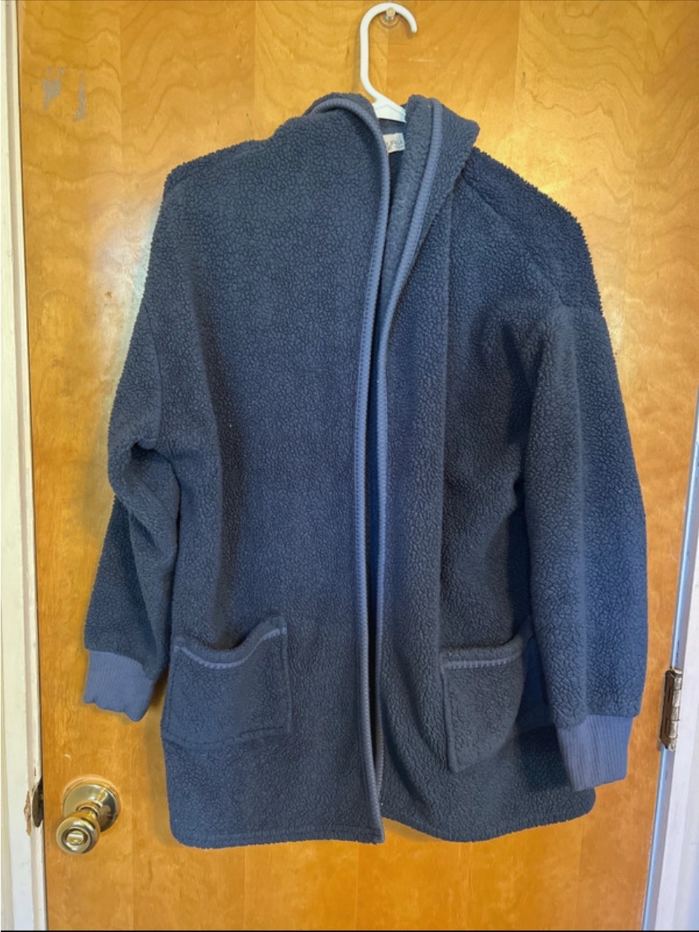 Koolaburra Navy Sherpa Hooded Jacket